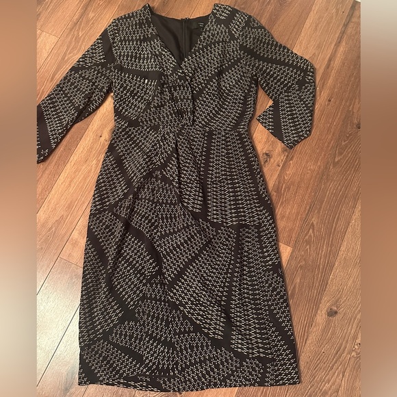 J.Crew silk twist-front dress. Small - Picture 2 of 7